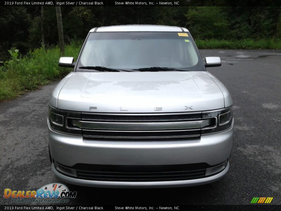 2019 Ford Flex Limited AWD Ingot Silver / Charcoal Black Photo #3