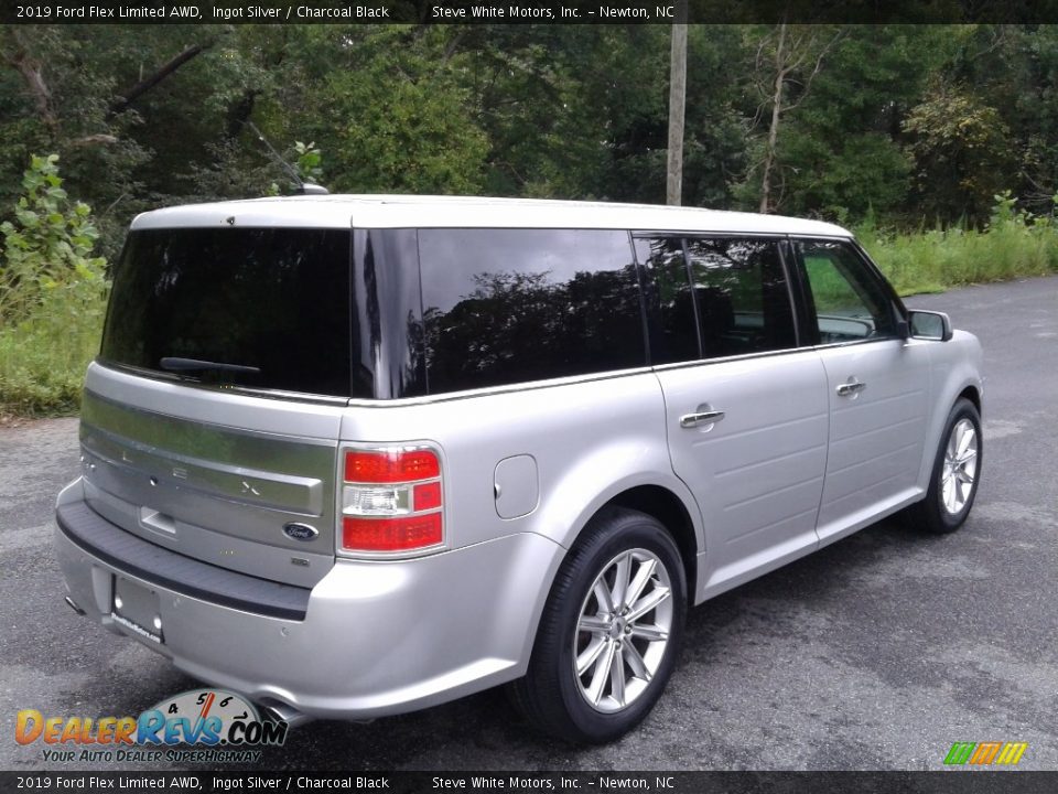 2019 Ford Flex Limited AWD Ingot Silver / Charcoal Black Photo #6