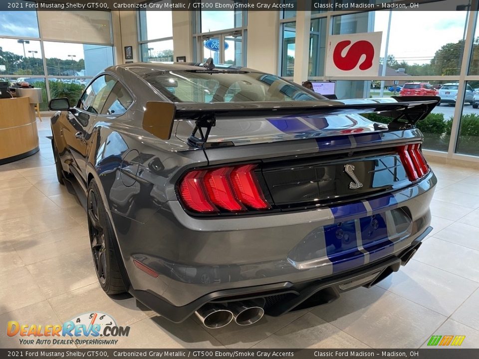 2021 Ford Mustang Shelby GT500 Carbonized Gray Metallic / GT500 Ebony/Smoke Gray Accents Photo #3