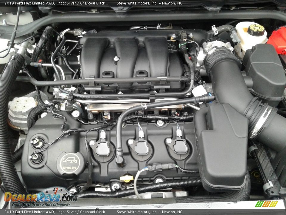 2019 Ford Flex Limited AWD 3.5 Liter DOHC 24-Valve Ti-VCT V6 Engine Photo #9