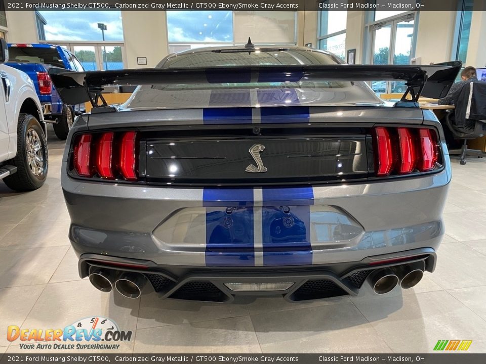 2021 Ford Mustang Shelby GT500 Carbonized Gray Metallic / GT500 Ebony/Smoke Gray Accents Photo #4