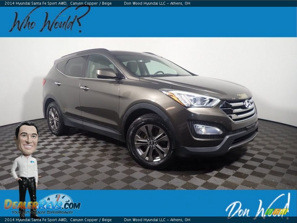 2014 Hyundai Santa Fe Sport AWD Canyon Copper / Beige Photo #1
