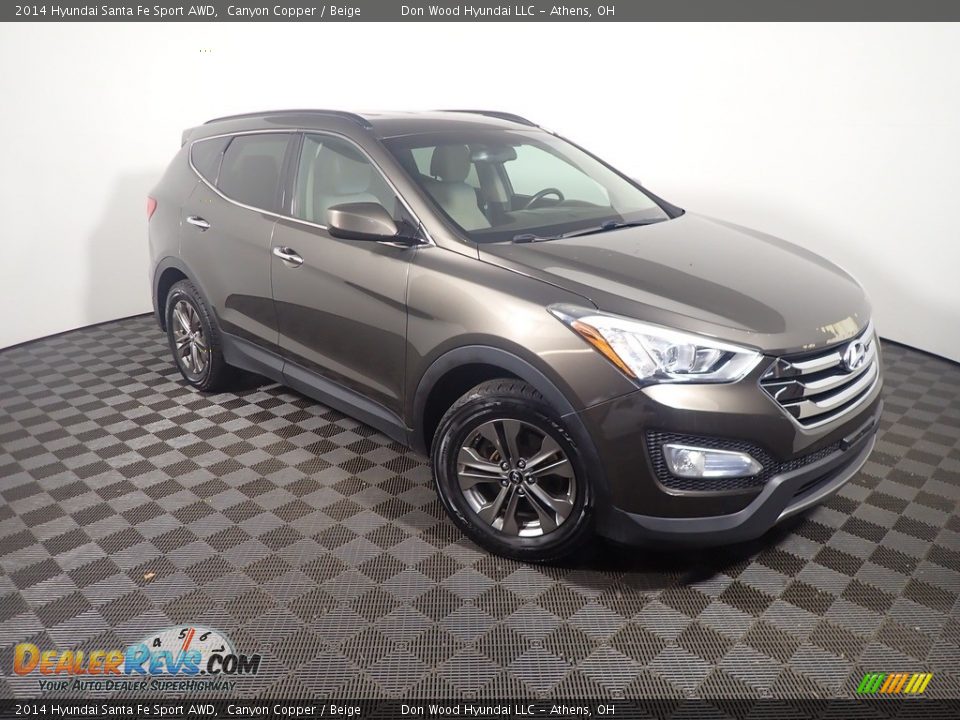 2014 Hyundai Santa Fe Sport AWD Canyon Copper / Beige Photo #4