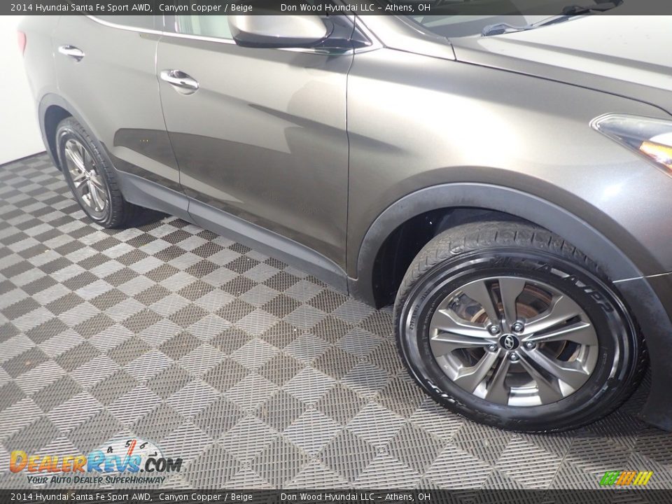 2014 Hyundai Santa Fe Sport AWD Canyon Copper / Beige Photo #5