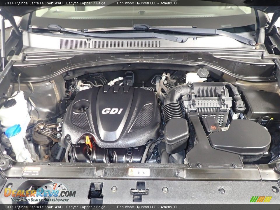 2014 Hyundai Santa Fe Sport AWD Canyon Copper / Beige Photo #8