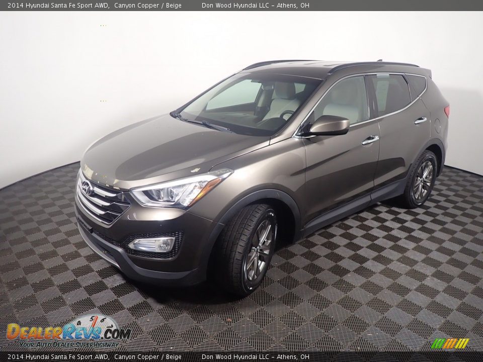 2014 Hyundai Santa Fe Sport AWD Canyon Copper / Beige Photo #10