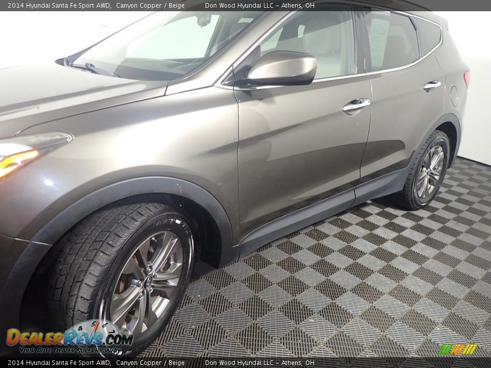 2014 Hyundai Santa Fe Sport AWD Canyon Copper / Beige Photo #11