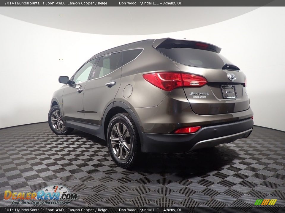 2014 Hyundai Santa Fe Sport AWD Canyon Copper / Beige Photo #12
