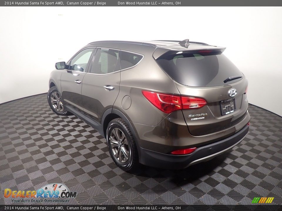 2014 Hyundai Santa Fe Sport AWD Canyon Copper / Beige Photo #13