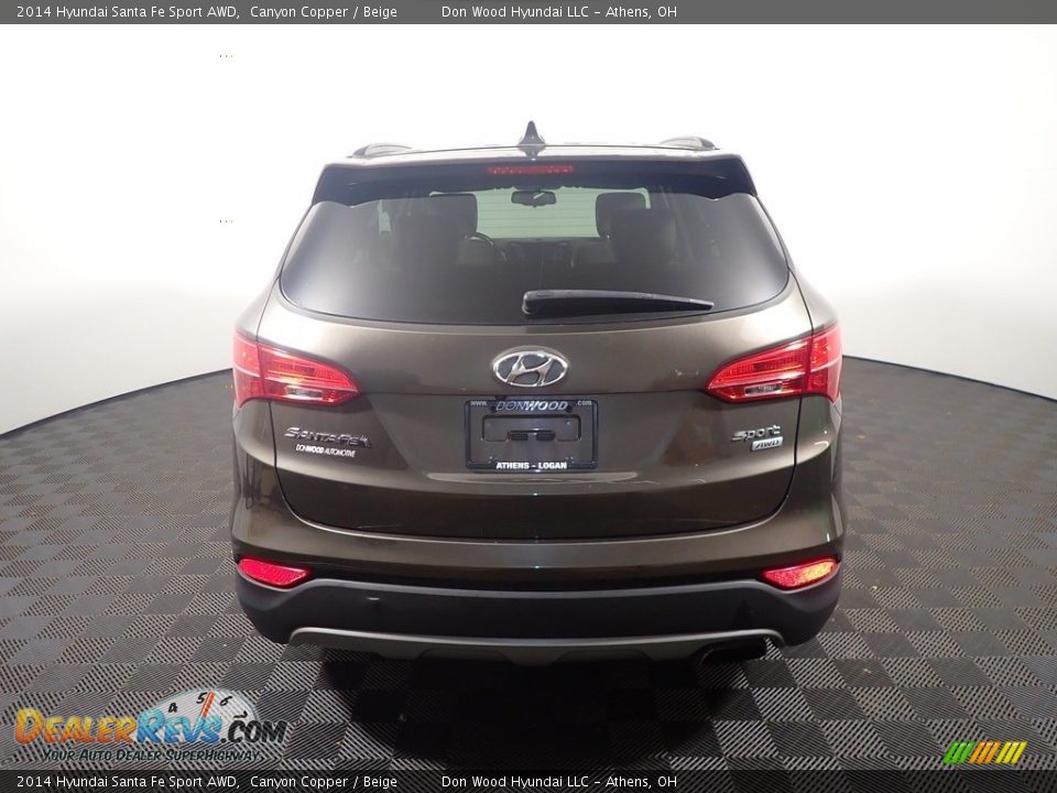 2014 Hyundai Santa Fe Sport AWD Canyon Copper / Beige Photo #14