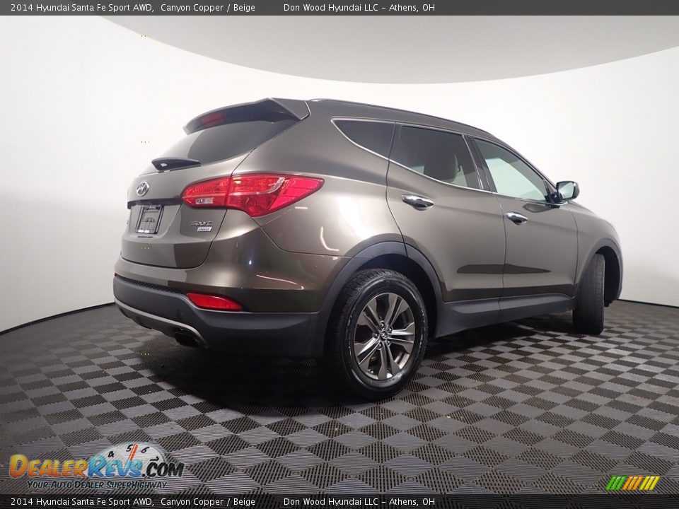 2014 Hyundai Santa Fe Sport AWD Canyon Copper / Beige Photo #17