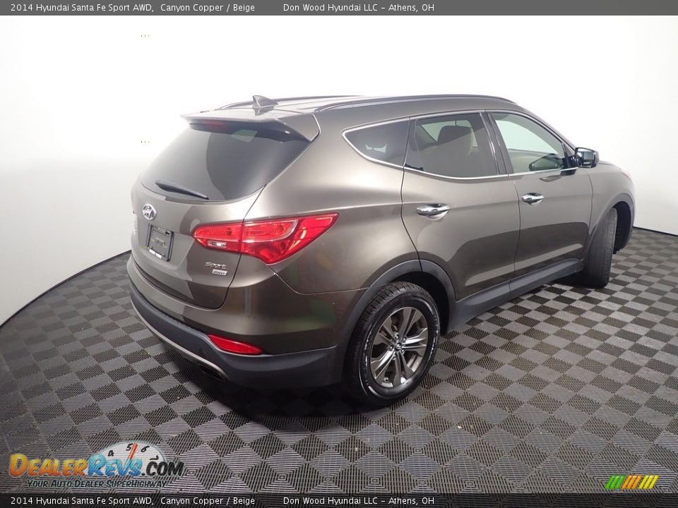 2014 Hyundai Santa Fe Sport AWD Canyon Copper / Beige Photo #18