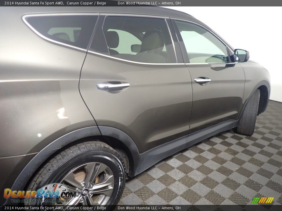 2014 Hyundai Santa Fe Sport AWD Canyon Copper / Beige Photo #20