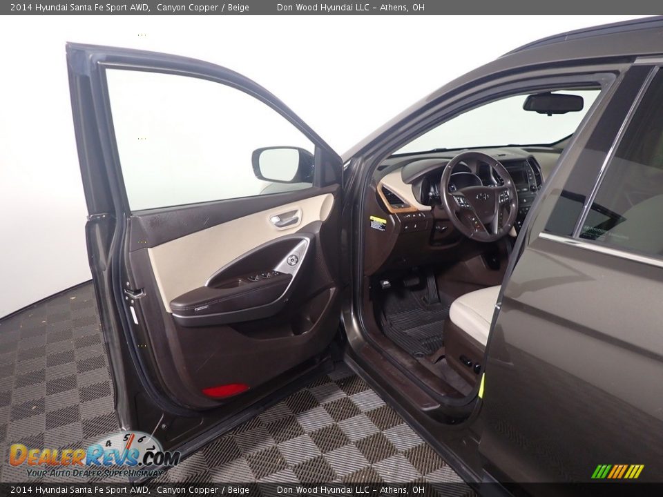 2014 Hyundai Santa Fe Sport AWD Canyon Copper / Beige Photo #21