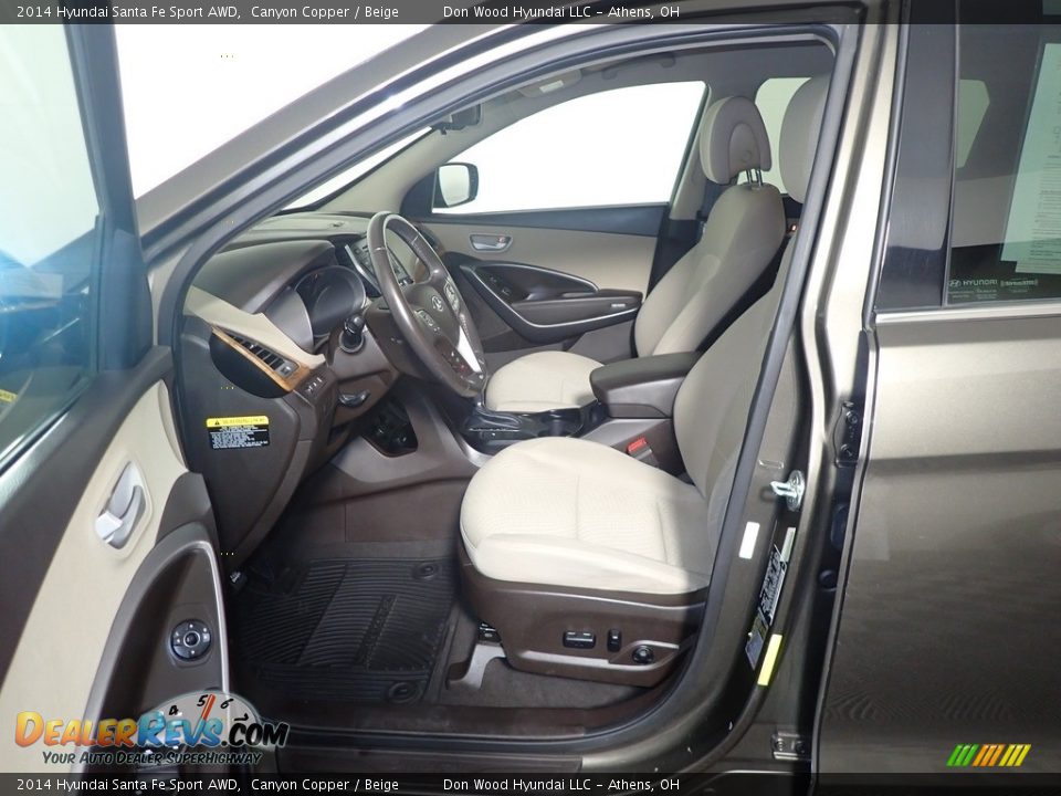 2014 Hyundai Santa Fe Sport AWD Canyon Copper / Beige Photo #23