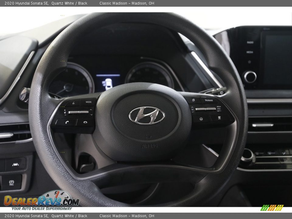 2020 Hyundai Sonata SE Quartz White / Black Photo #7