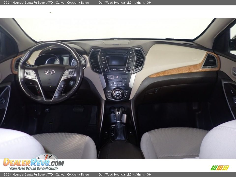 2014 Hyundai Santa Fe Sport AWD Canyon Copper / Beige Photo #25