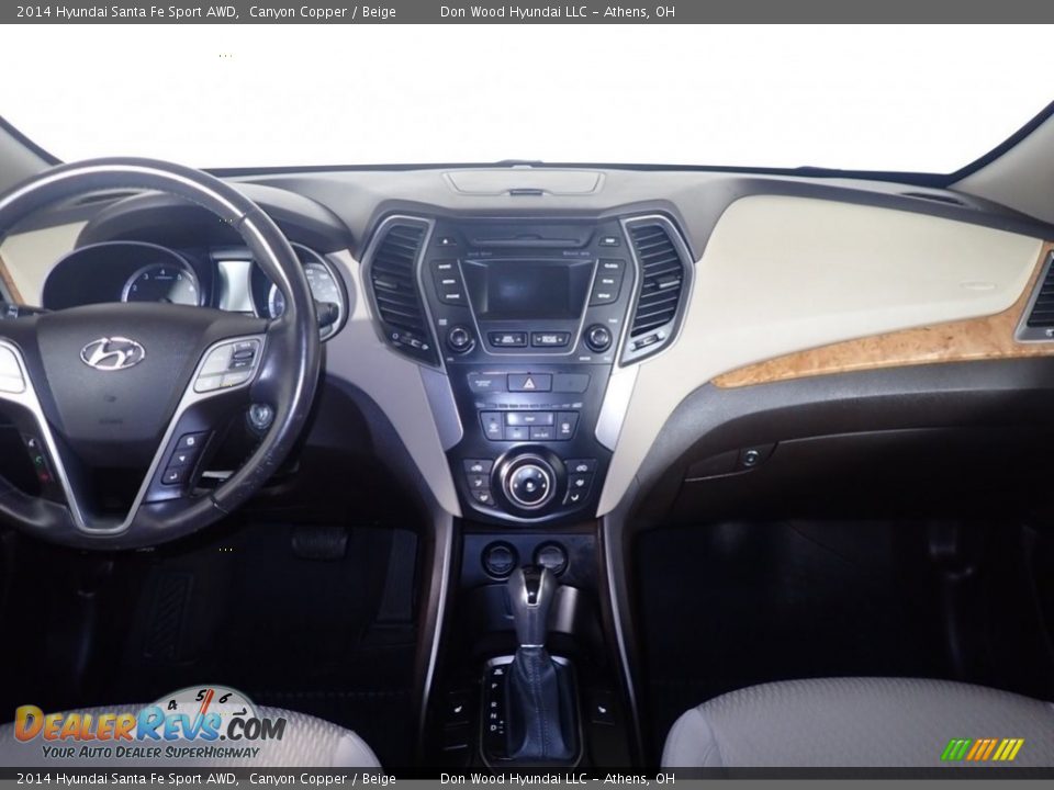 2014 Hyundai Santa Fe Sport AWD Canyon Copper / Beige Photo #26