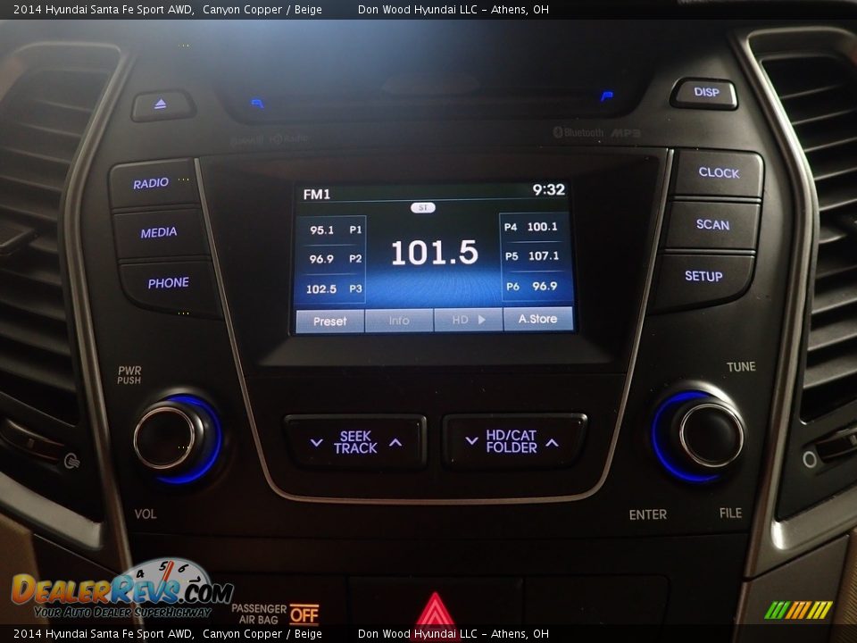 2014 Hyundai Santa Fe Sport AWD Canyon Copper / Beige Photo #27