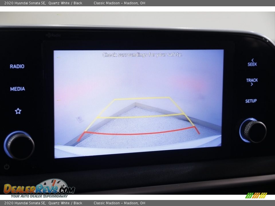 2020 Hyundai Sonata SE Quartz White / Black Photo #11
