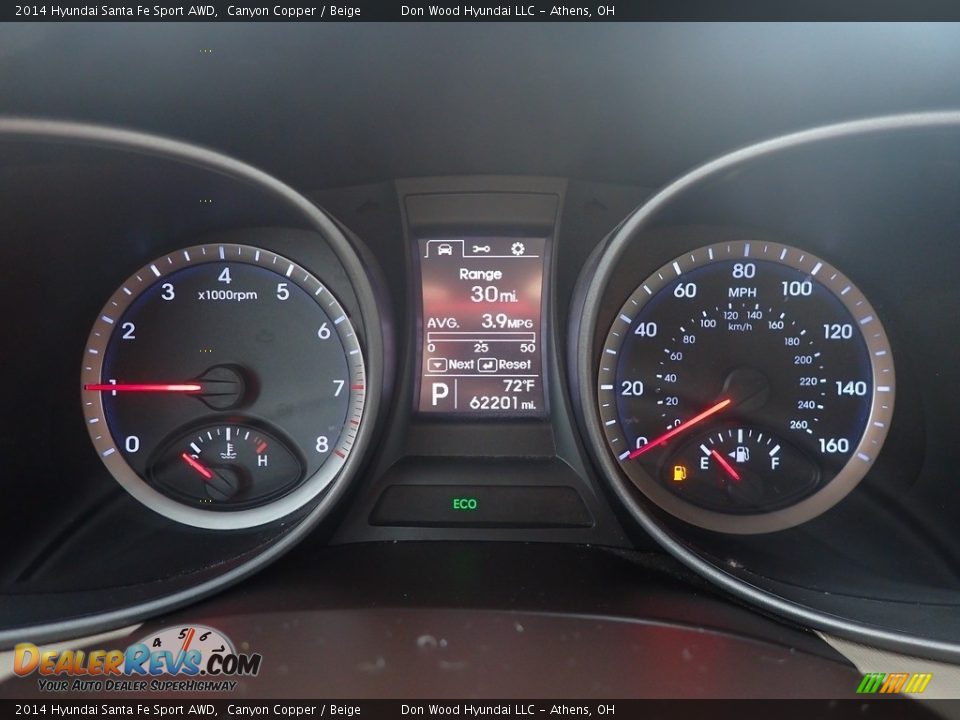 2014 Hyundai Santa Fe Sport AWD Canyon Copper / Beige Photo #29