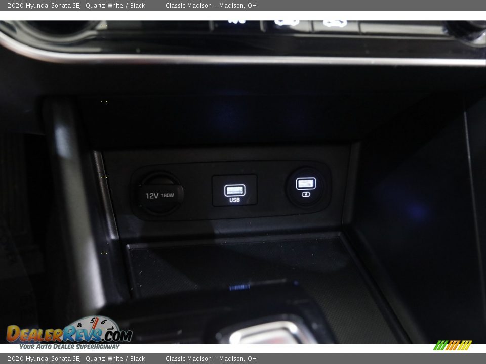 2020 Hyundai Sonata SE Quartz White / Black Photo #12