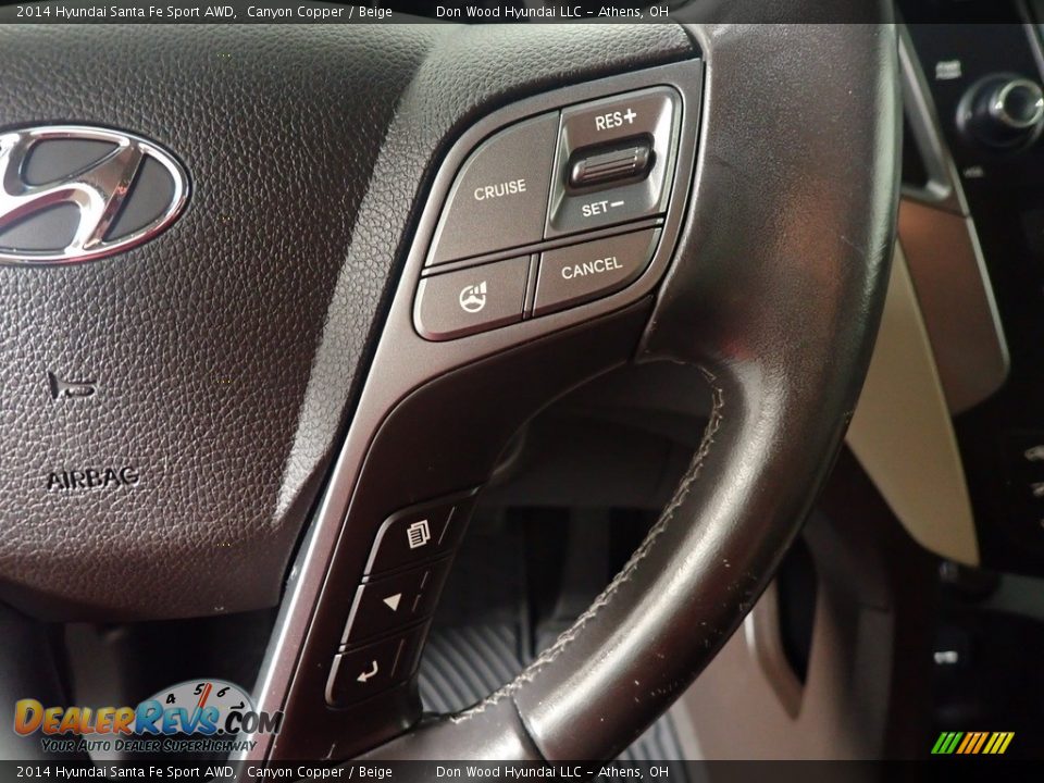 2014 Hyundai Santa Fe Sport AWD Canyon Copper / Beige Photo #31