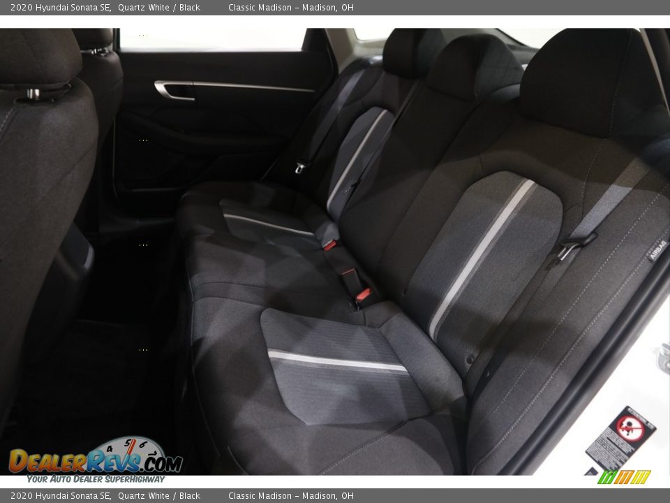 2020 Hyundai Sonata SE Quartz White / Black Photo #16