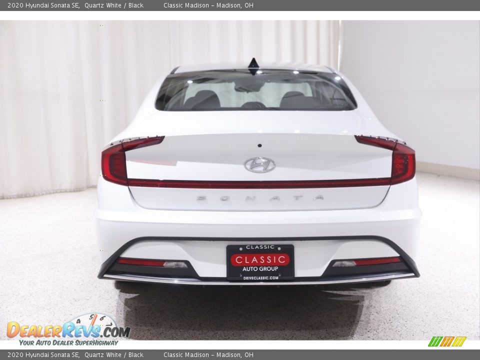 2020 Hyundai Sonata SE Quartz White / Black Photo #17