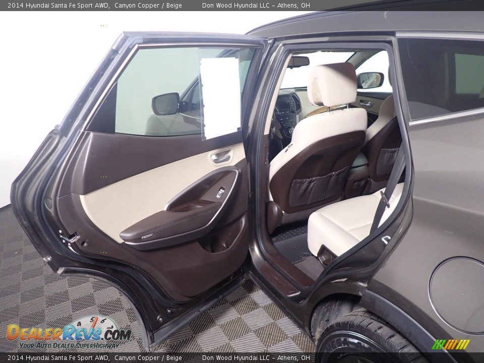 2014 Hyundai Santa Fe Sport AWD Canyon Copper / Beige Photo #35