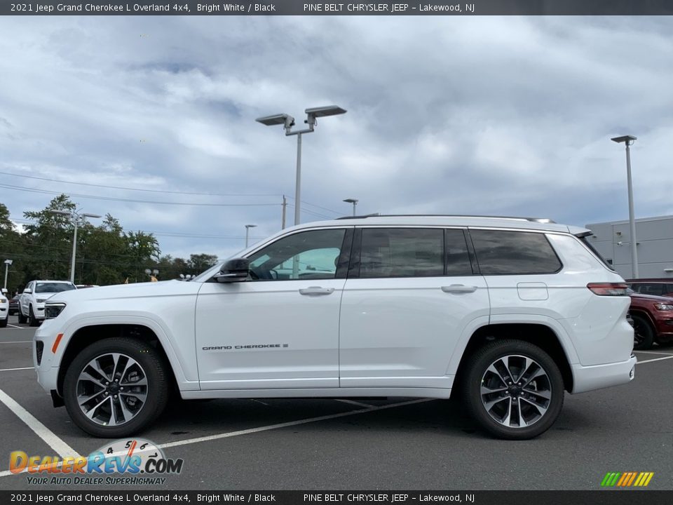 Bright White 2021 Jeep Grand Cherokee L Overland 4x4 Photo #4