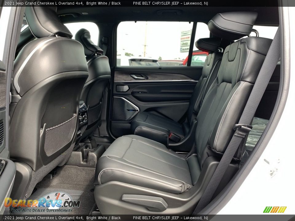 Rear Seat of 2021 Jeep Grand Cherokee L Overland 4x4 Photo #9