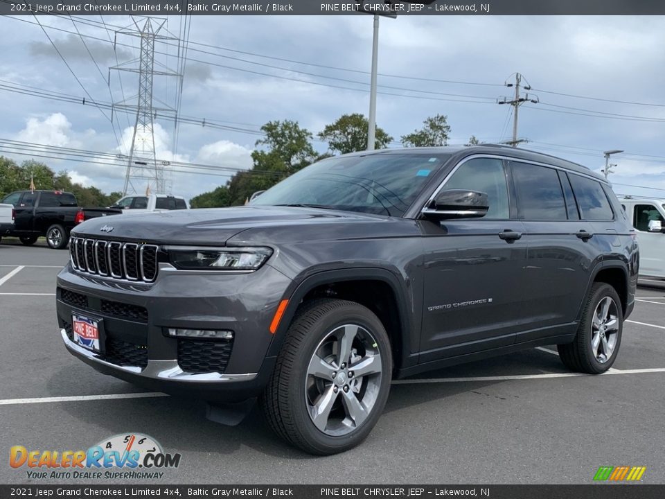 2021 Jeep Grand Cherokee L Limited 4x4 Baltic Gray Metallic / Black Photo #1