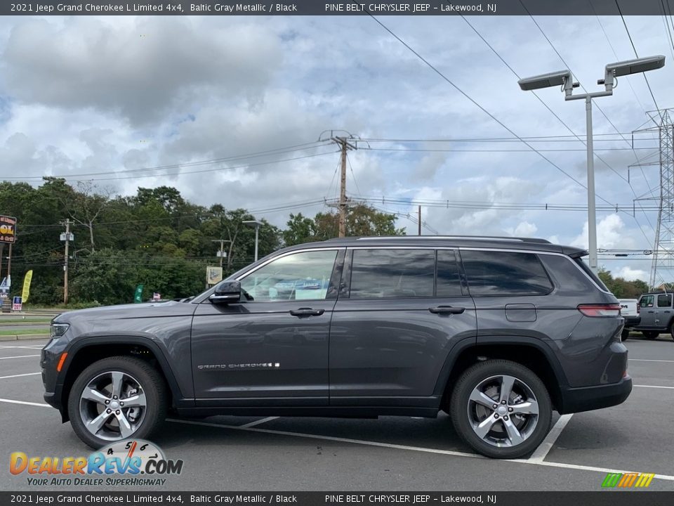 2021 Jeep Grand Cherokee L Limited 4x4 Baltic Gray Metallic / Black Photo #4