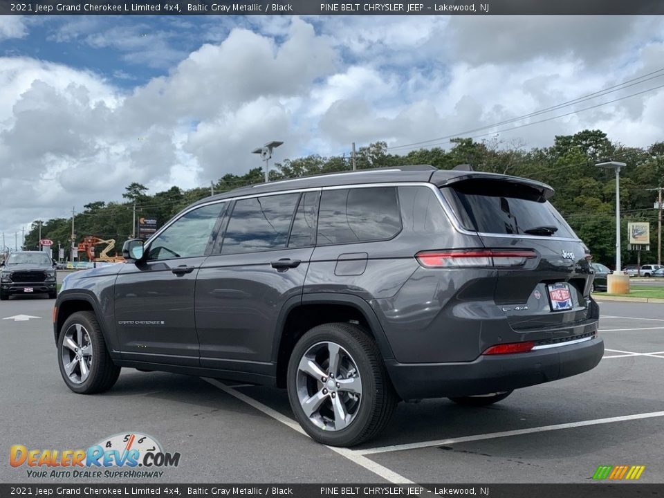 2021 Jeep Grand Cherokee L Limited 4x4 Baltic Gray Metallic / Black Photo #6