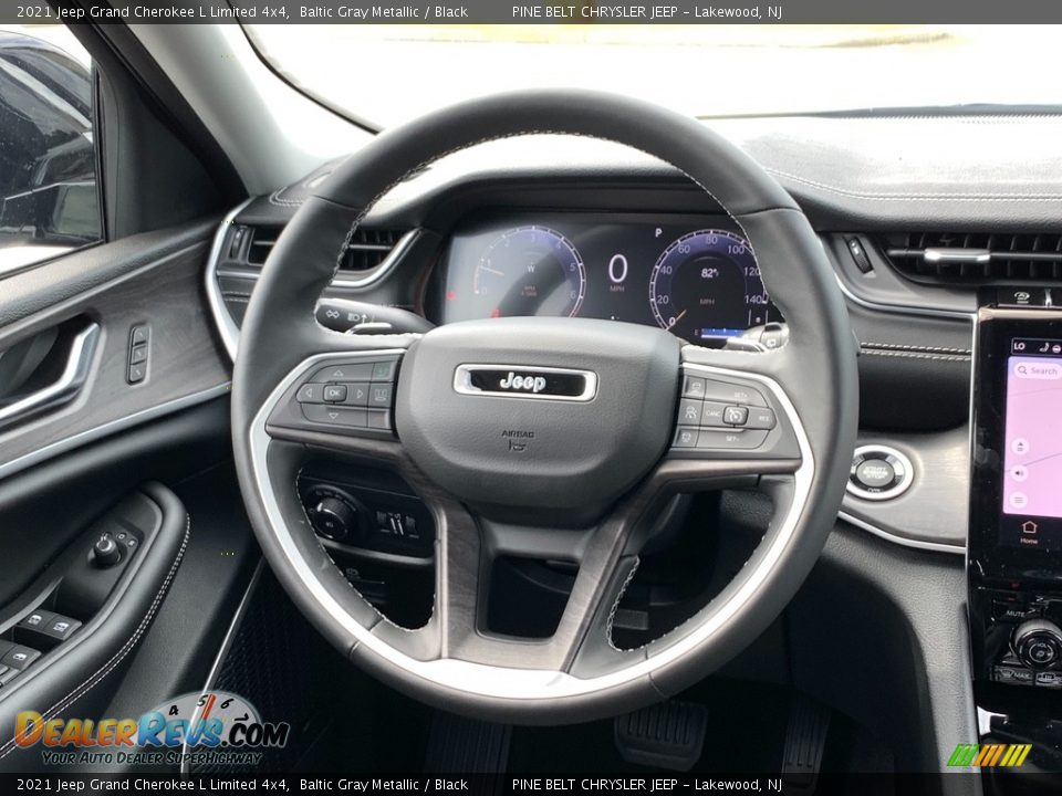 2021 Jeep Grand Cherokee L Limited 4x4 Steering Wheel Photo #12