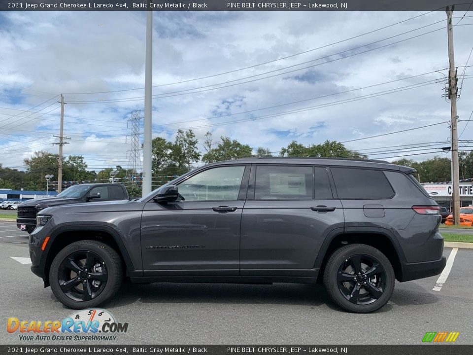 2021 Jeep Grand Cherokee L Laredo 4x4 Baltic Gray Metallic / Black Photo #4