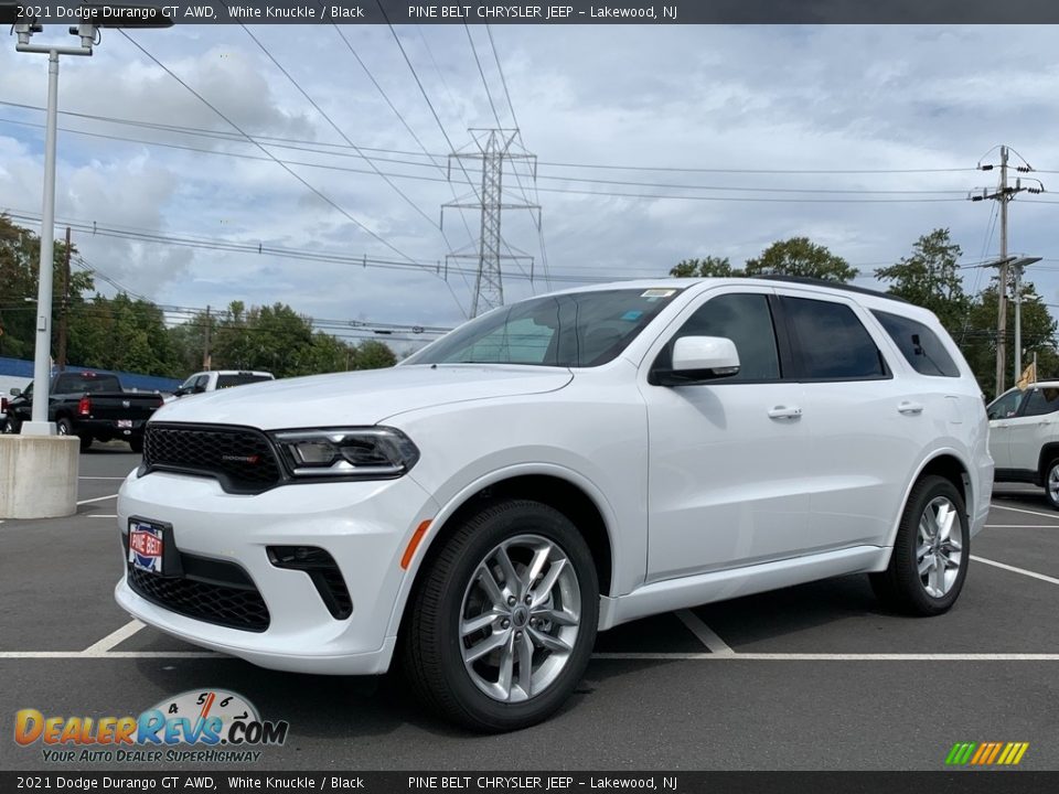 2021 Dodge Durango GT AWD White Knuckle / Black Photo #1