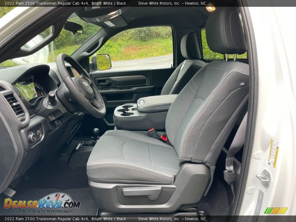 Black Interior - 2022 Ram 2500 Tradesman Regular Cab 4x4 Photo #11