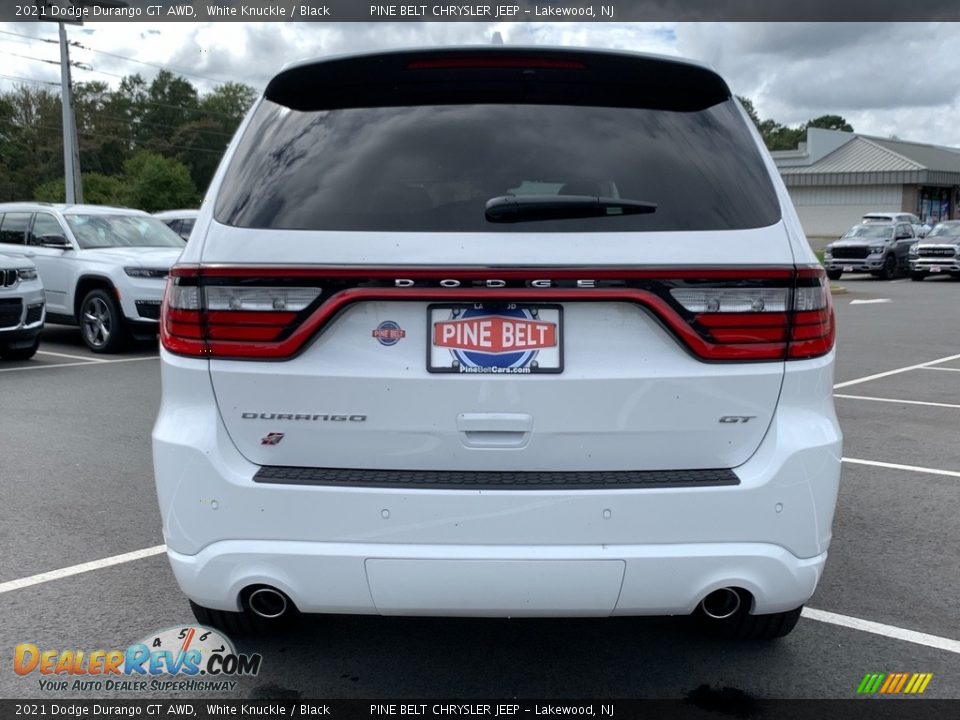 2021 Dodge Durango GT AWD White Knuckle / Black Photo #7