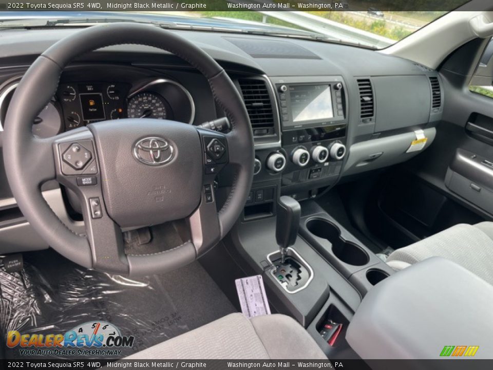 Graphite Interior - 2022 Toyota Sequoia SR5 4WD Photo #3