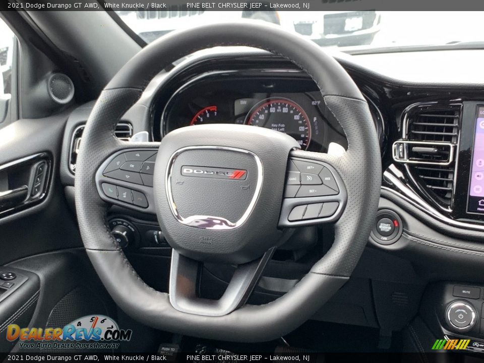 2021 Dodge Durango GT AWD Steering Wheel Photo #12