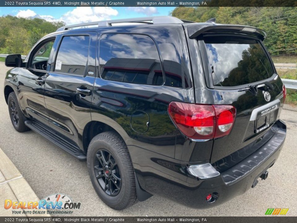 Midnight Black Metallic 2022 Toyota Sequoia SR5 4WD Photo #8