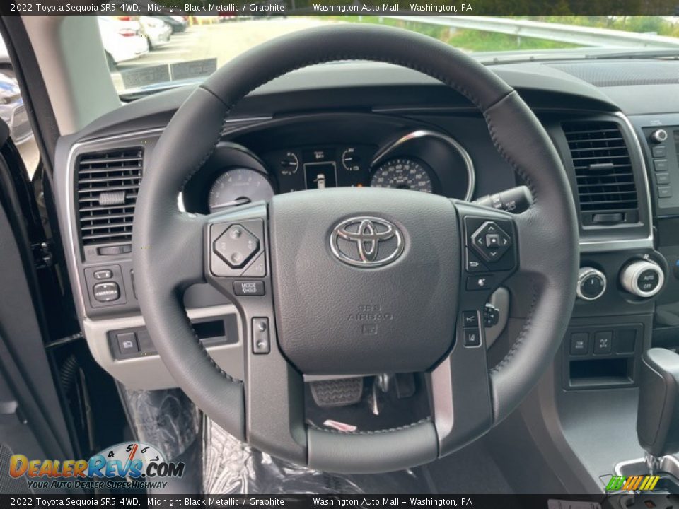 2022 Toyota Sequoia SR5 4WD Steering Wheel Photo #16