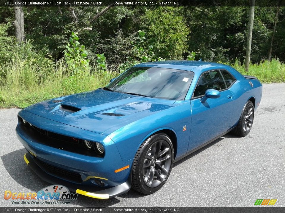 2021 Dodge Challenger R/T Scat Pack Frostbite / Black Photo #2