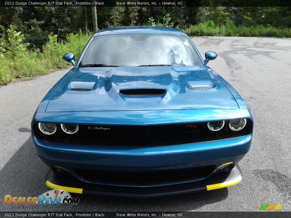 2021 Dodge Challenger R/T Scat Pack Frostbite / Black Photo #3