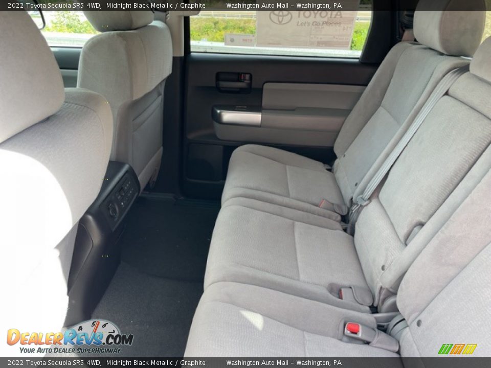 Rear Seat of 2022 Toyota Sequoia SR5 4WD Photo #28
