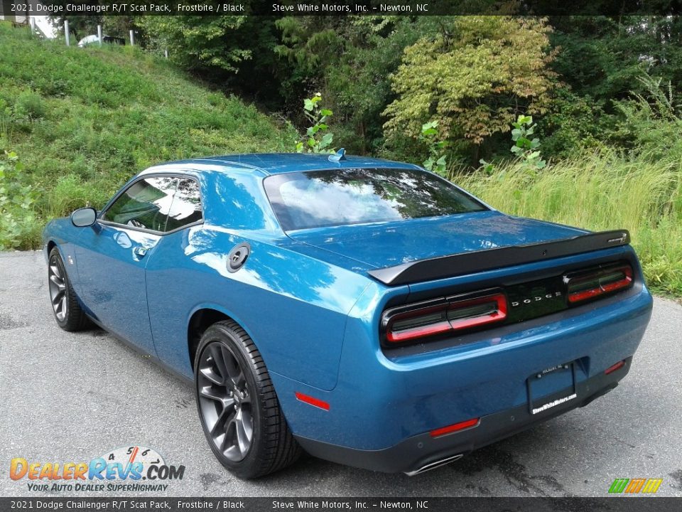 2021 Dodge Challenger R/T Scat Pack Frostbite / Black Photo #8