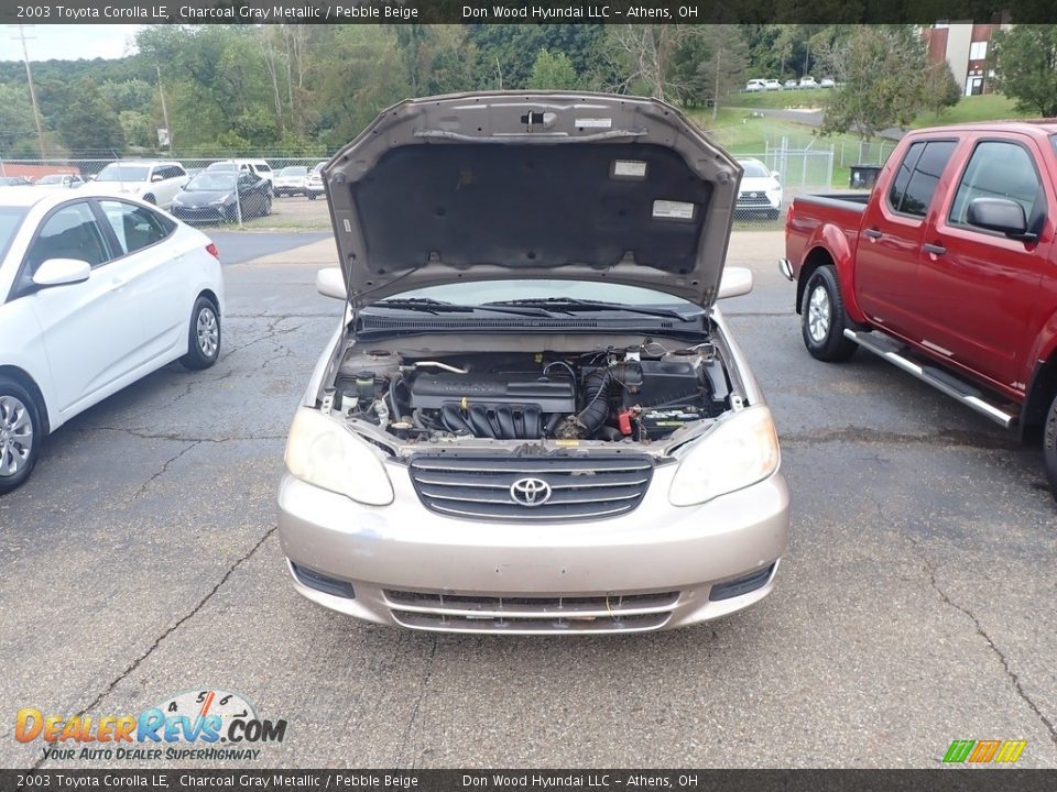 2003 Toyota Corolla LE Charcoal Gray Metallic / Pebble Beige Photo #5