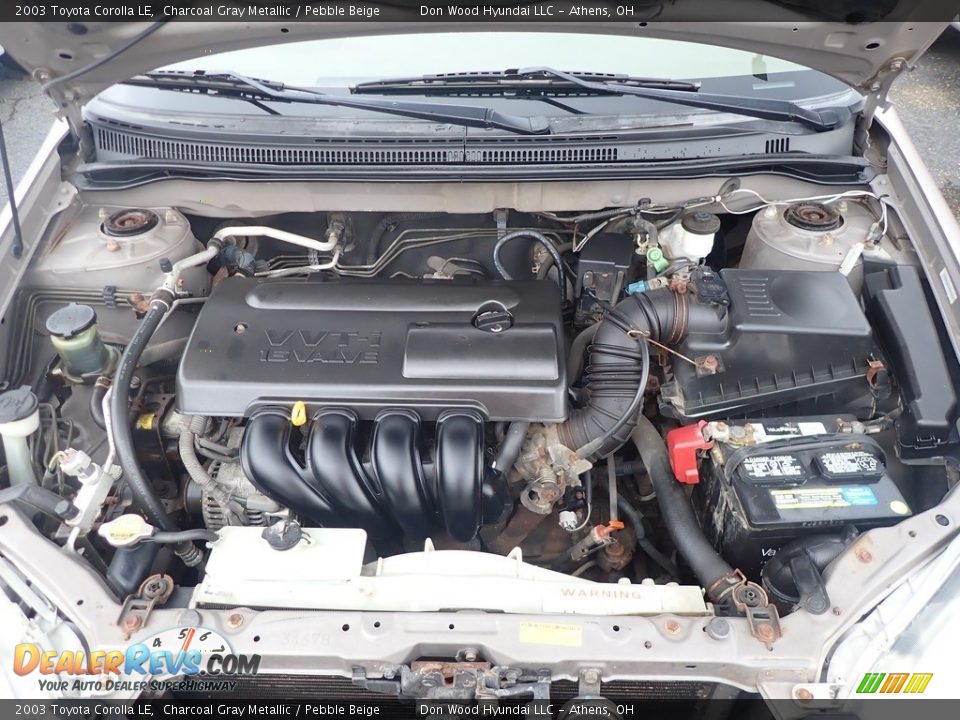 2003 Toyota Corolla LE Charcoal Gray Metallic / Pebble Beige Photo #6